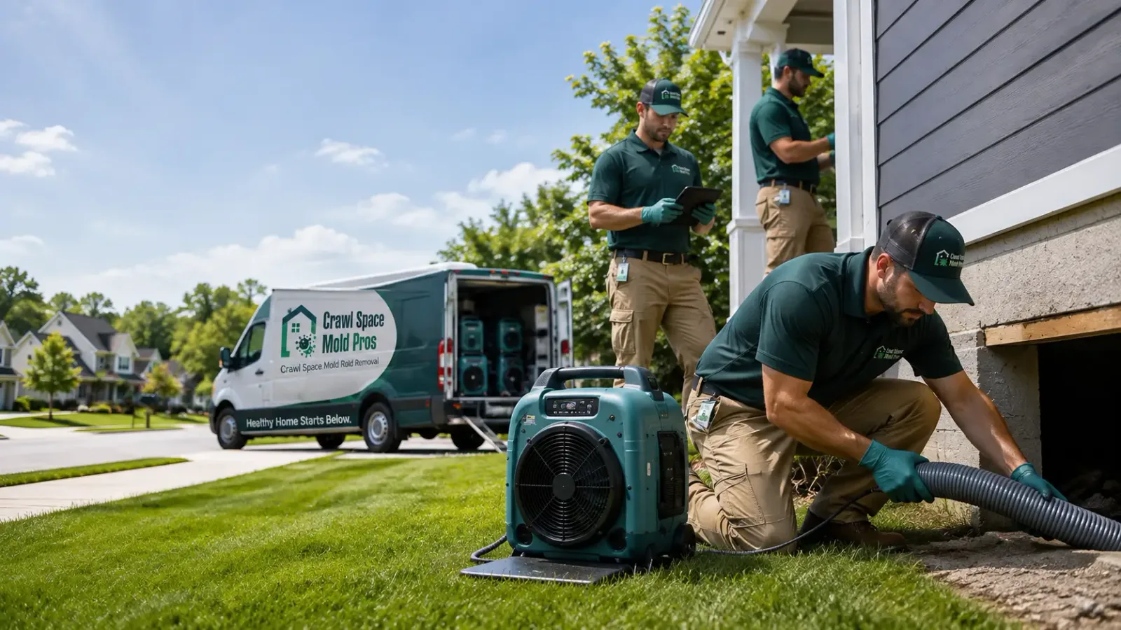 Crawl Space Mold Removal in Fairchance, PA
